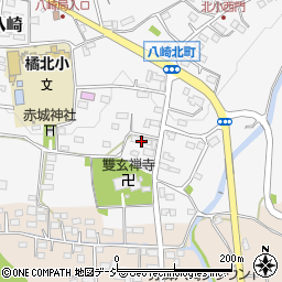 群馬県渋川市北橘町八崎1080-1周辺の地図