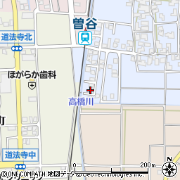 石川県白山市曽谷町ニ43周辺の地図