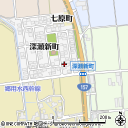 石川県白山市深瀬新町24周辺の地図