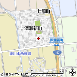 石川県白山市深瀬新町54周辺の地図