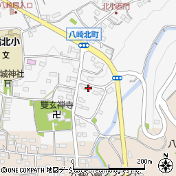 群馬県渋川市北橘町八崎1108周辺の地図