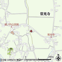 長野県大町市社館ノ内5825周辺の地図