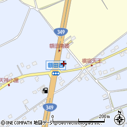 茨城県那珂市額田南郷1105周辺の地図