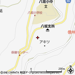 長野県大町市八坂大平1128周辺の地図