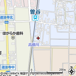 石川県白山市曽谷町ニ43-1周辺の地図