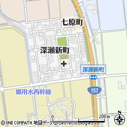 石川県白山市深瀬新町53周辺の地図