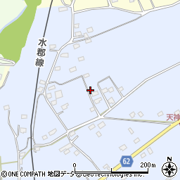 茨城県那珂市額田南郷1261-1周辺の地図