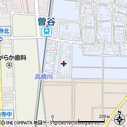 石川県白山市曽谷町ニ35周辺の地図