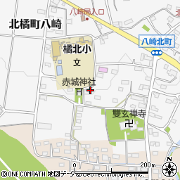 群馬県渋川市北橘町八崎981-7周辺の地図