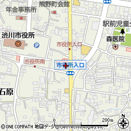 アンティーク渋川本店周辺の地図