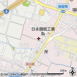 石川県白山市福留町631周辺の地図