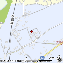 茨城県那珂市額田南郷1261周辺の地図