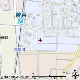 石川県白山市曽谷町ニ周辺の地図