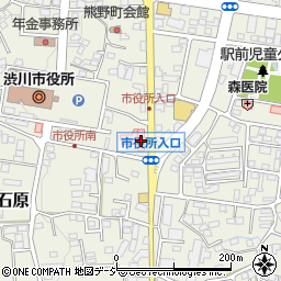 Ｙショップ　渋川石原店周辺の地図