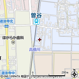 石川県白山市曽谷町ニ42周辺の地図