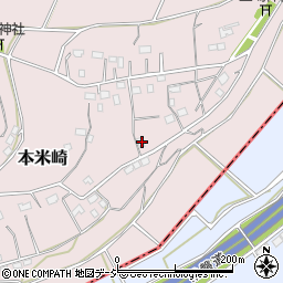 茨城県那珂市本米崎2001周辺の地図