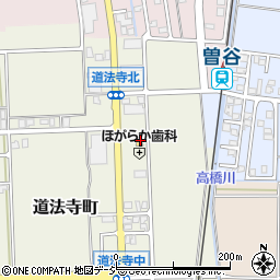 石川県白山市道法寺町106周辺の地図