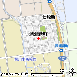 石川県白山市深瀬新町58周辺の地図