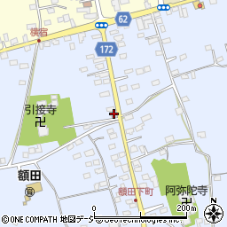 茨城県那珂市額田南郷442周辺の地図