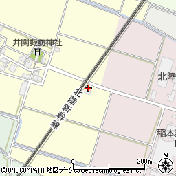 石川県白山市井関町ロ周辺の地図