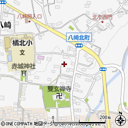 群馬県渋川市北橘町八崎1070周辺の地図