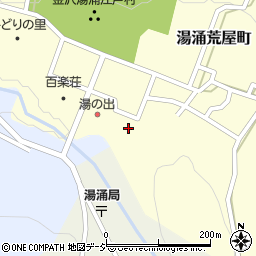 石川県金沢市湯涌荒屋町79周辺の地図