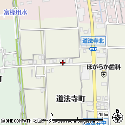 石川県白山市道法寺町ロ26周辺の地図