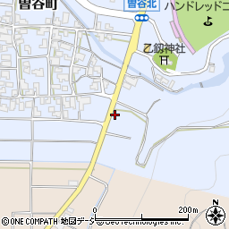 石川県白山市曽谷町ホ周辺の地図