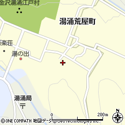 石川県金沢市湯涌荒屋町250周辺の地図