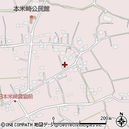茨城県那珂市本米崎1607-1周辺の地図