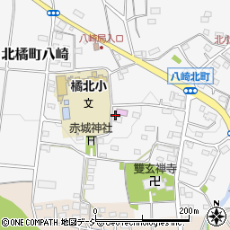 群馬県渋川市北橘町八崎1005-5周辺の地図