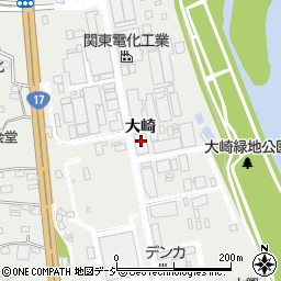 南澤建設株式会社　関東電化事務所周辺の地図