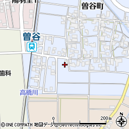 石川県白山市曽谷町ニ2周辺の地図