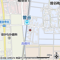 石川県白山市曽谷町ニ55-2周辺の地図
