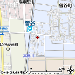 石川県白山市曽谷町ニ40周辺の地図