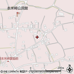 茨城県那珂市本米崎1606-4周辺の地図
