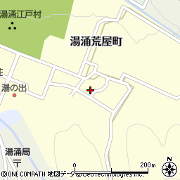 石川県金沢市湯涌荒屋町ハ周辺の地図