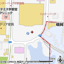 栃木県宇都宮市インターパーク6丁目周辺の地図