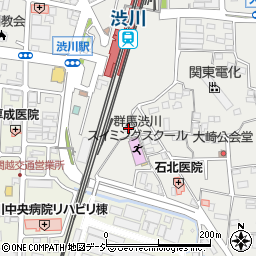 群馬県渋川市渋川1639周辺の地図
