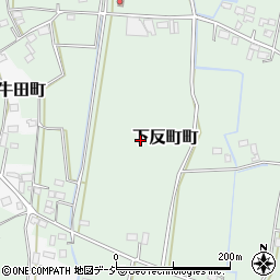 栃木県宇都宮市下反町町周辺の地図
