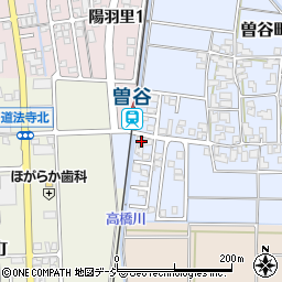 石川県白山市曽谷町ニ48-4周辺の地図