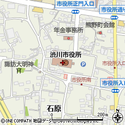 群馬銀行渋川市役所 ＡＴＭ周辺の地図