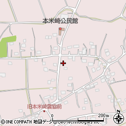 茨城県那珂市本米崎1558-1周辺の地図