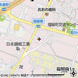 石川県白山市福留町862周辺の地図
