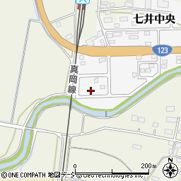 栃木県芳賀郡益子町七井中央19-8周辺の地図