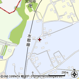 茨城県那珂市額田南郷1253周辺の地図