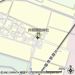石川県白山市井関町イ周辺の地図