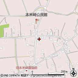 茨城県那珂市本米崎1559-1周辺の地図