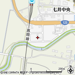 栃木県芳賀郡益子町七井中央19周辺の地図