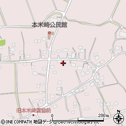 茨城県那珂市本米崎1614周辺の地図